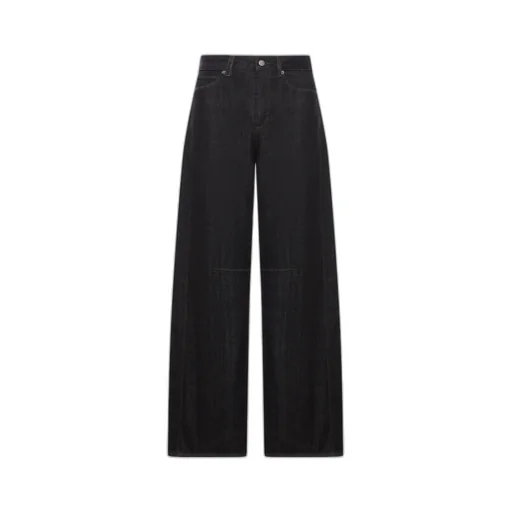 Wide-Leg Cotton Jeans