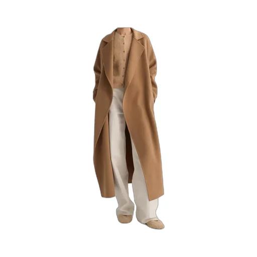 Double-Breasted Patch-Pocket Coat