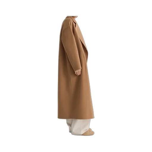 Double-Breasted Patch-Pocket Coat