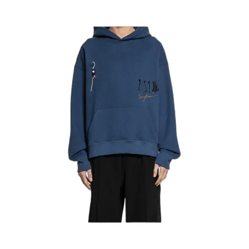 Long-Sleeved Hooded Sweatshirt