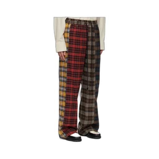 Check Flannel Track Pants