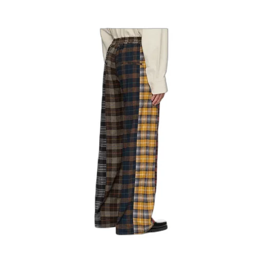 Check Flannel Track Pants