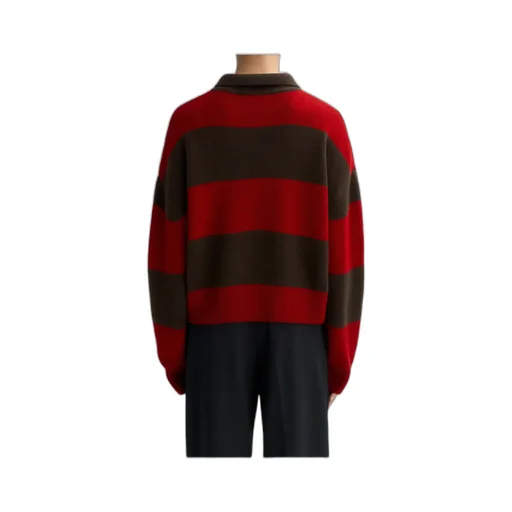 Striped Cashmere Polo