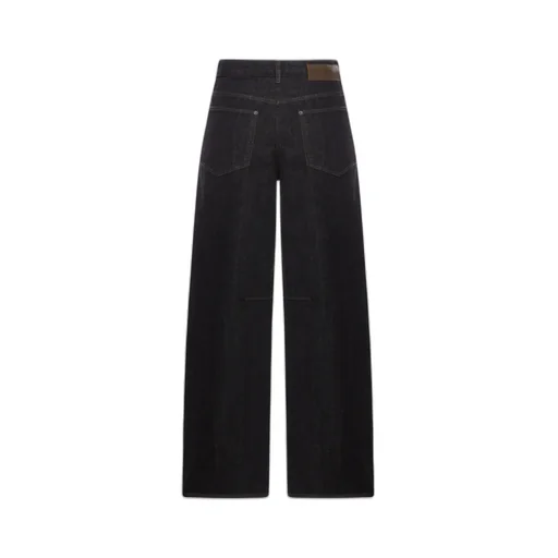Wide-Leg Cotton Jeans
