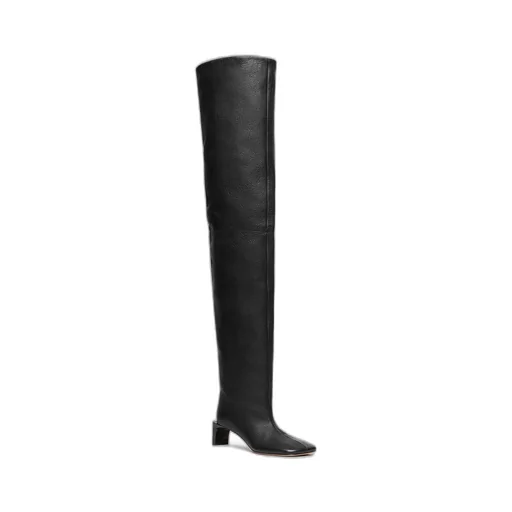 Thigh-High Calfskin Boots