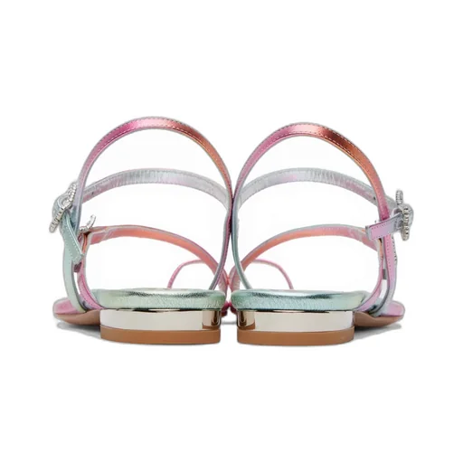 Butterfly Pattern Flat-Soled Sandals