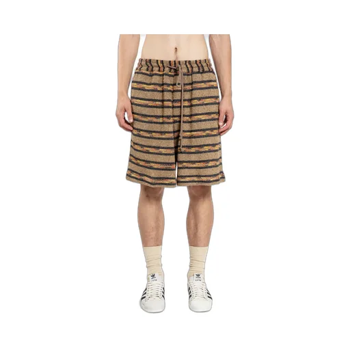 Striped Knitted Shorts