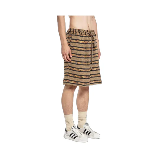 Striped Knitted Shorts