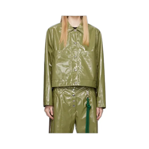 Cropped Glossy Jacket