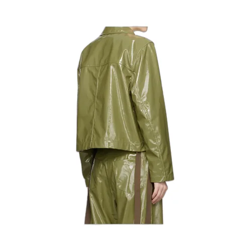 Cropped Glossy Jacket