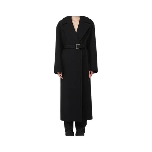 Zebra Belted Long Coat