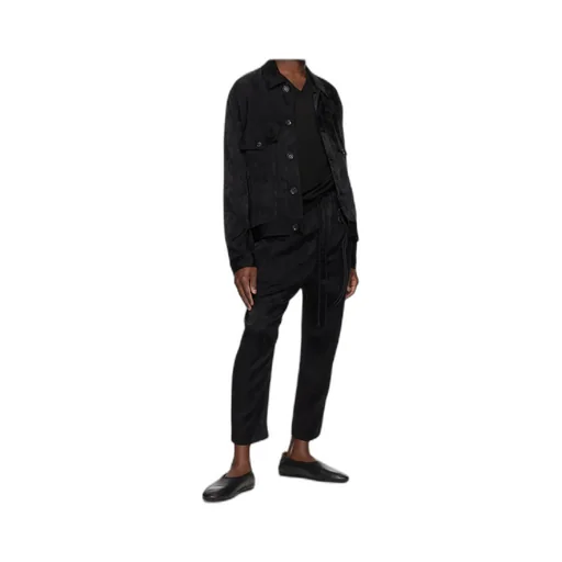Floral-Embossed Jacket