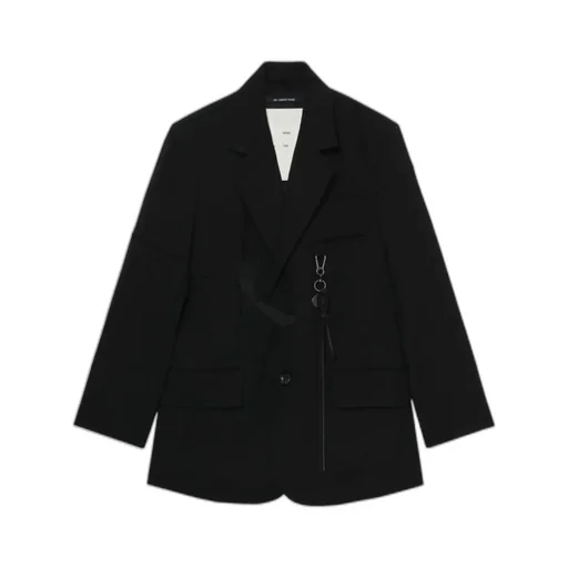 Brooch-Detail Blazer