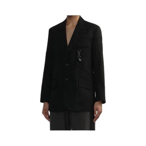 Brooch-Detail Blazer