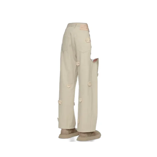 Straight-Leg Casual Pants
