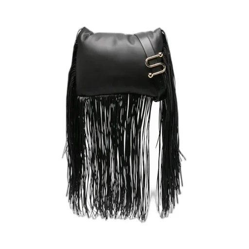 Soffy Fringed Top Handle Bag