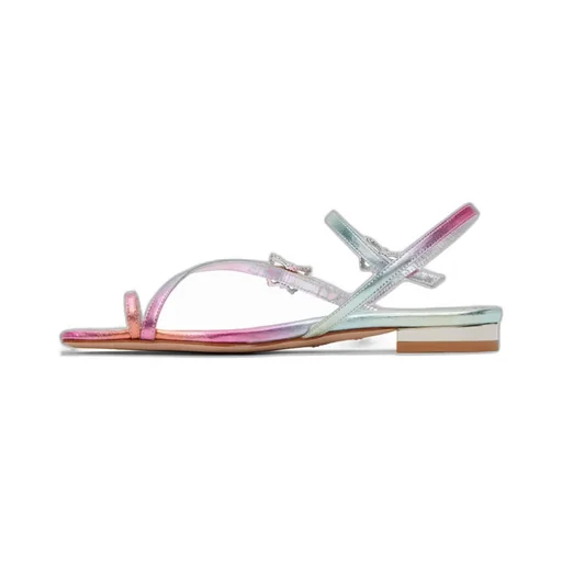 Butterfly Pattern Flat-Soled Sandals