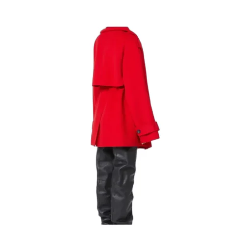 Double-Breasted Belted Coat