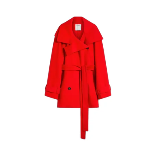Double-Breasted Belted Coat