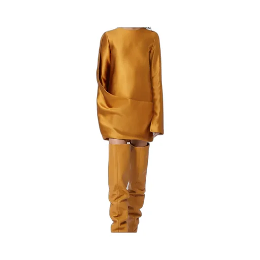 Dress With Asymmetric Panel