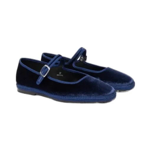 Petra Velvet Mary Jane Flats