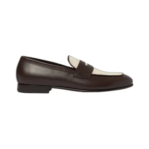 Gregory Two-Toned Almond Toe Loafers