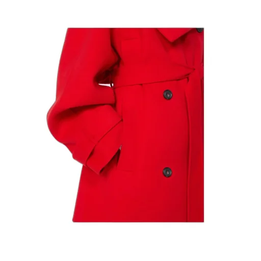Double-Breasted Belted Coat