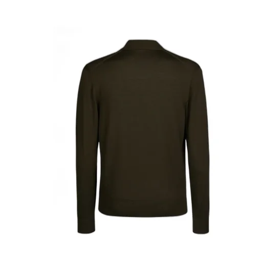 Long-Sleeved Polo Shirt