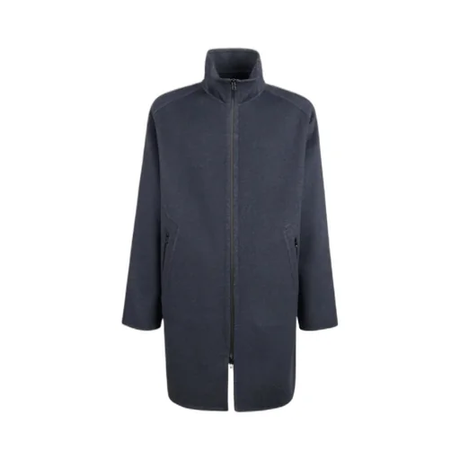 Cappotto Cashmere Double Con Cerniera