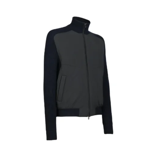 Knit Hybrid Bomber