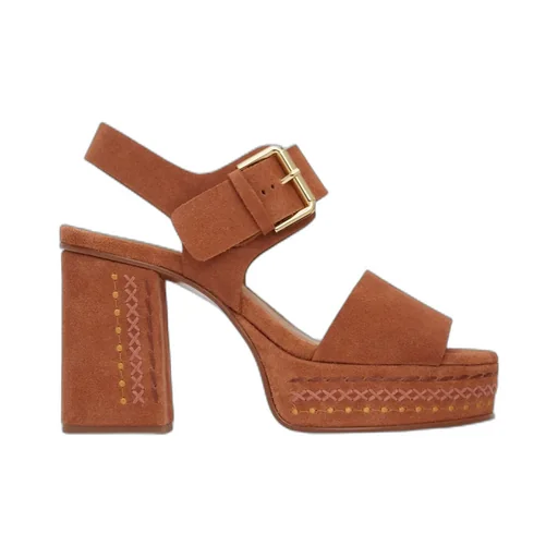 Pheebe Platform Buckle High-Heeled Sandals