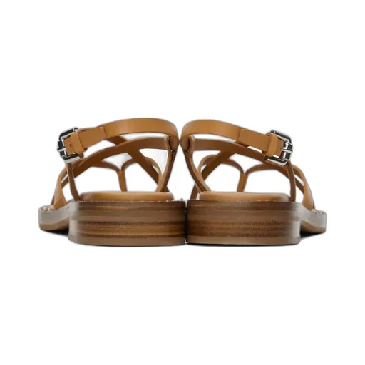 Lynette Cross-Strap Flat Sandals