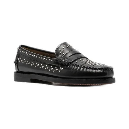 Dan Stud-Embellished Slip-On Loafers