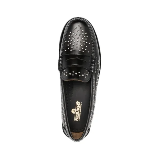 Dan Stud-Embellished Slip-On Loafers