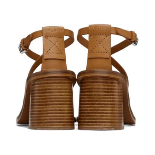 Lynette Cross-Belted High-Heeled Sandals