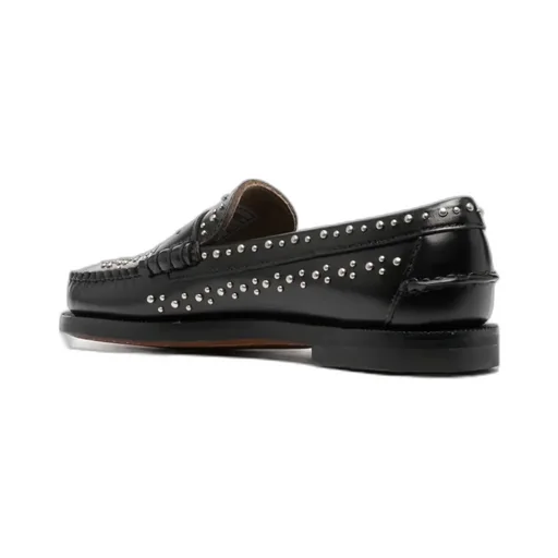 Dan Stud-Embellished Slip-On Loafers