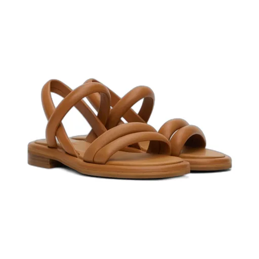 Suzan Open-Toed Flat Sandals