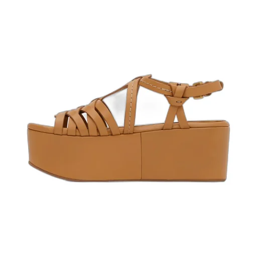 Sierra Cross-Strap High-Heeled Sandals