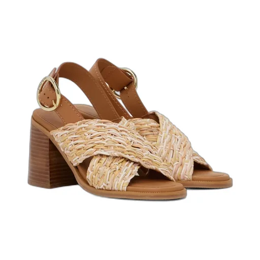 Jaicey Cross-Strap High-Heeled Sandals