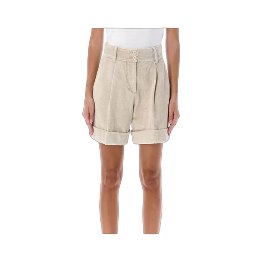 High-Waisted Corduroy Shorts