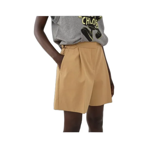 Pleated Tailored Shorts