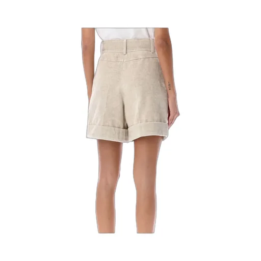 High-Waisted Corduroy Shorts