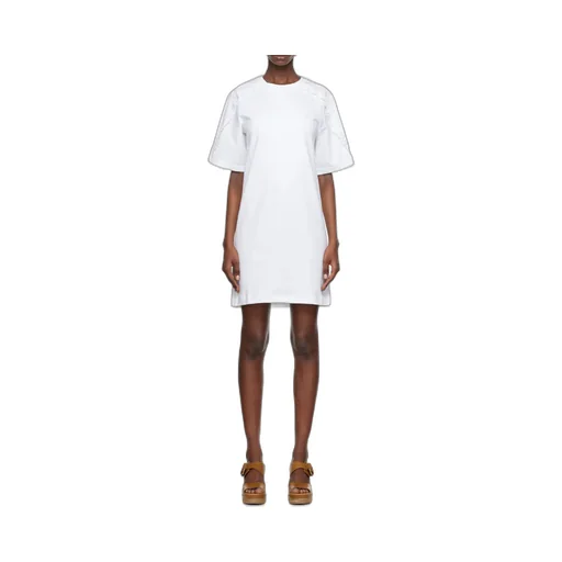 Ruffled-Detailing T-Shirt Dress
