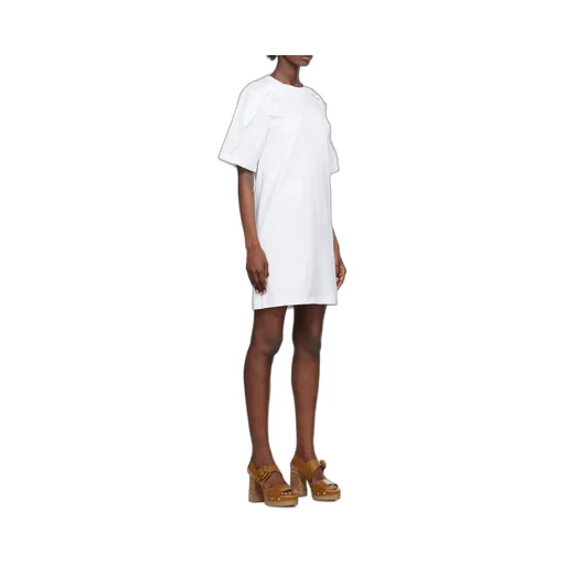 Ruffled-Detailing T-Shirt Dress