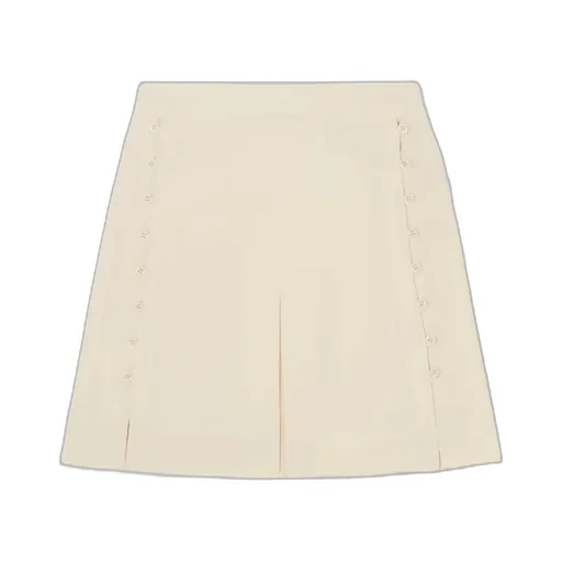 Button Detailed Mini Skirt