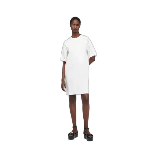 Ruffled-Detailing T-Shirt Dress