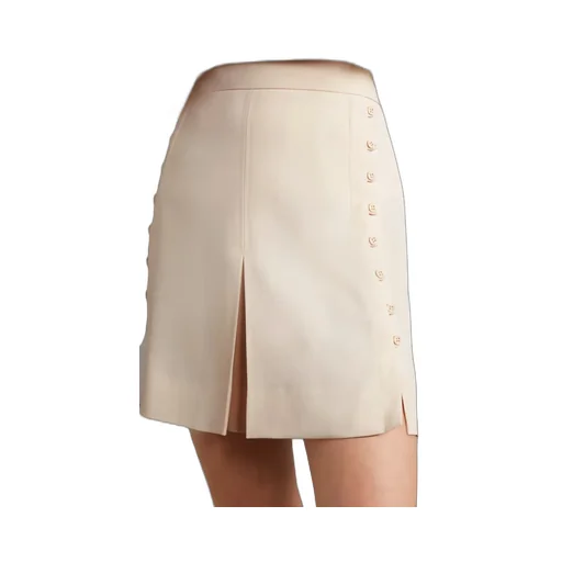 Button Detailed Mini Skirt
