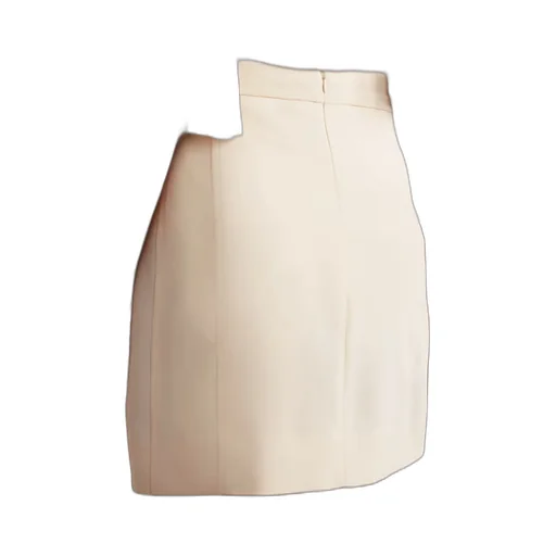 Button Detailed Mini Skirt