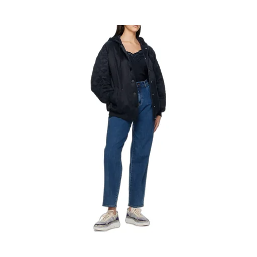 High-Waisted Straight-Leg Jeans