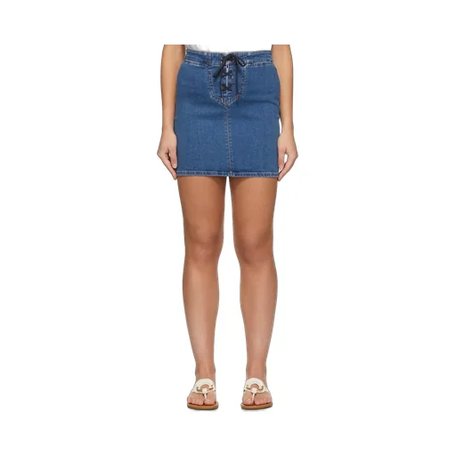 Logo Drawstring Skirt